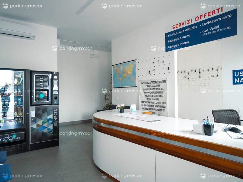 Air Parking Premium - Aeroporto Malpensa Reception e cassa Air Parking Premium - Aeroporto Malpensa